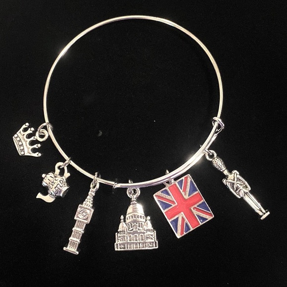 England Bracelet Great Britain UK British May Be Personalized - Picture 3 of 7